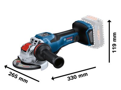 Bosch BSH6019H6G00 GWX 18V-15 PSC Professional BITURBO Angle Grinder 125mm 18V Bare Unit