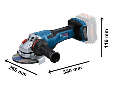 Bosch BSH6019H6A00 GWS 18V-15 P Professional BITURBO Angle Grinder 125mm 18V Bare Unit