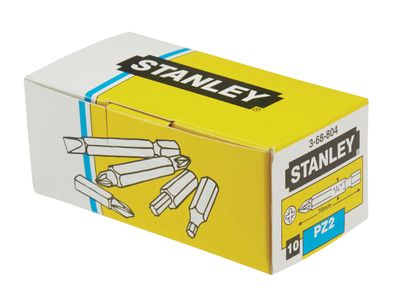 STANLEY STA368804B Pozidriv Power Bits PZ2 x 70mm (Box 10)