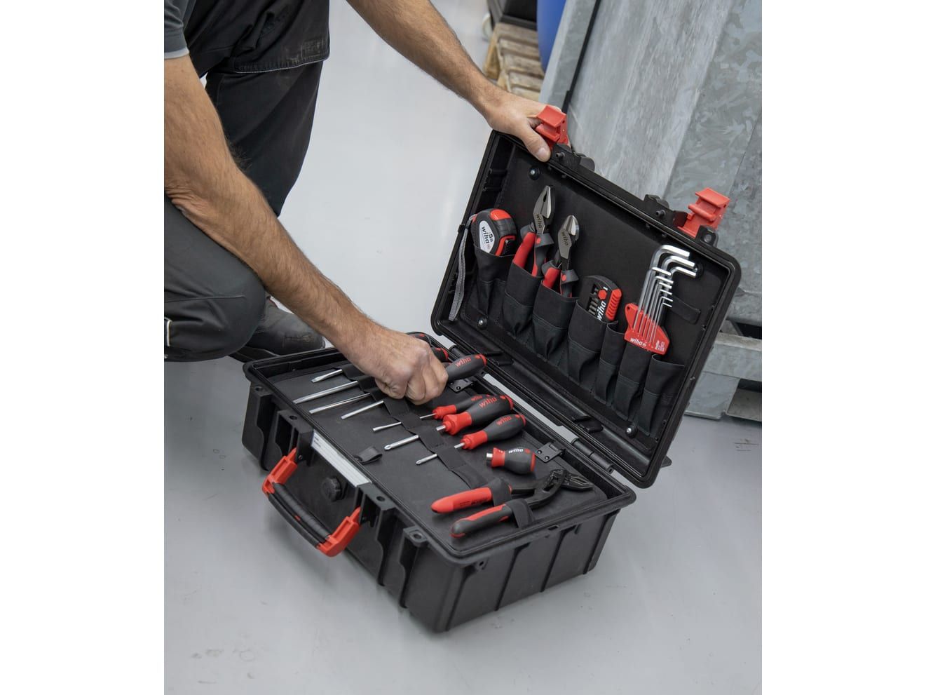 Wiha WHA45531 L Mechanic Basic Tool Set, 38 Piece (inc. Case)