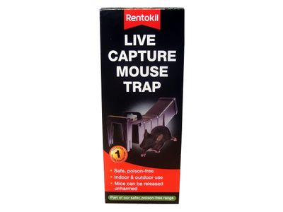 Rentokil RKLPSM68 Live Capture Mouse Trap (Boxed)