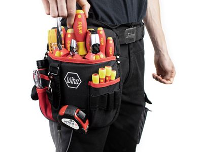 Wiha WHA44574 electrician Tool Set, 18 Piece (inc. Belt Pouch)