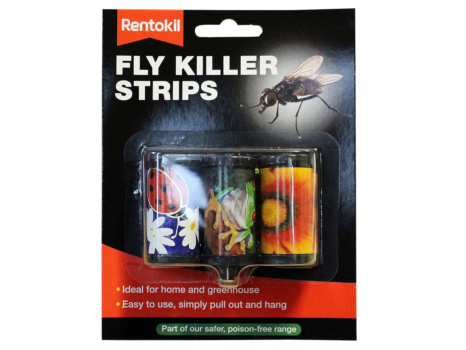 Rentokil RKLFF105 Fly Killer Strips Pack of 3