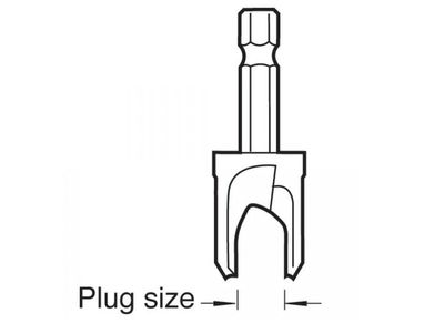 Trend TRESNAPPC12 SNAP/PC/12 Plug Cutter 1/2in