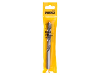 DEWALT DEWDT5227QZ HSS-G Jobber Drill Bit 13.0mm OL:151mm WL:101mm