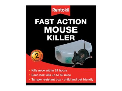 Rentokil RKLPSF135 Fast Action Mouse Killer (Twin Pack)