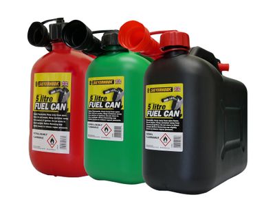 Silverhook D/ICAN3 Diesel Fuel Can &amp; Spout Black 5 litre