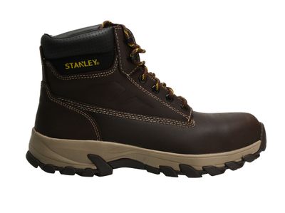 STANLEY Clothing STCTRADEBR6 Tradesman SB-P Safety Boots Brown UK 6 EU 40