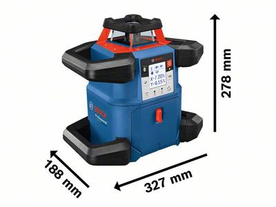 Bosch BSH601061F70 GRL 600 CHV Professional Rotation Laser Set, 4 Piece