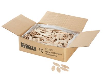 DEWALT DEWDT3931QZ DT3931 Size 10 Biscuits (Pack 1000)