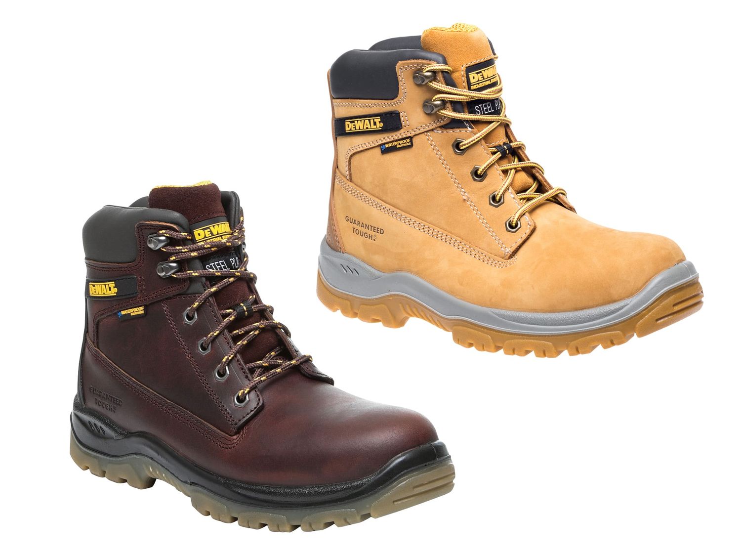 DEWALT DEWTITAN7T Titanium S3 Safety Boots Tan UK 7 EUR 41