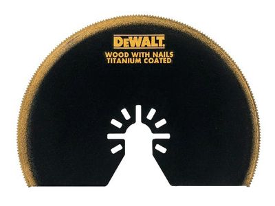 DEWALT DEWDT20709 Multi-Tool Titanium Semi Circle Blade 100mm