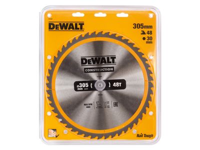 DEWALT DEWDT1959QZ Stationary Construction Circular Saw Blade 305 x 30mm x 48T