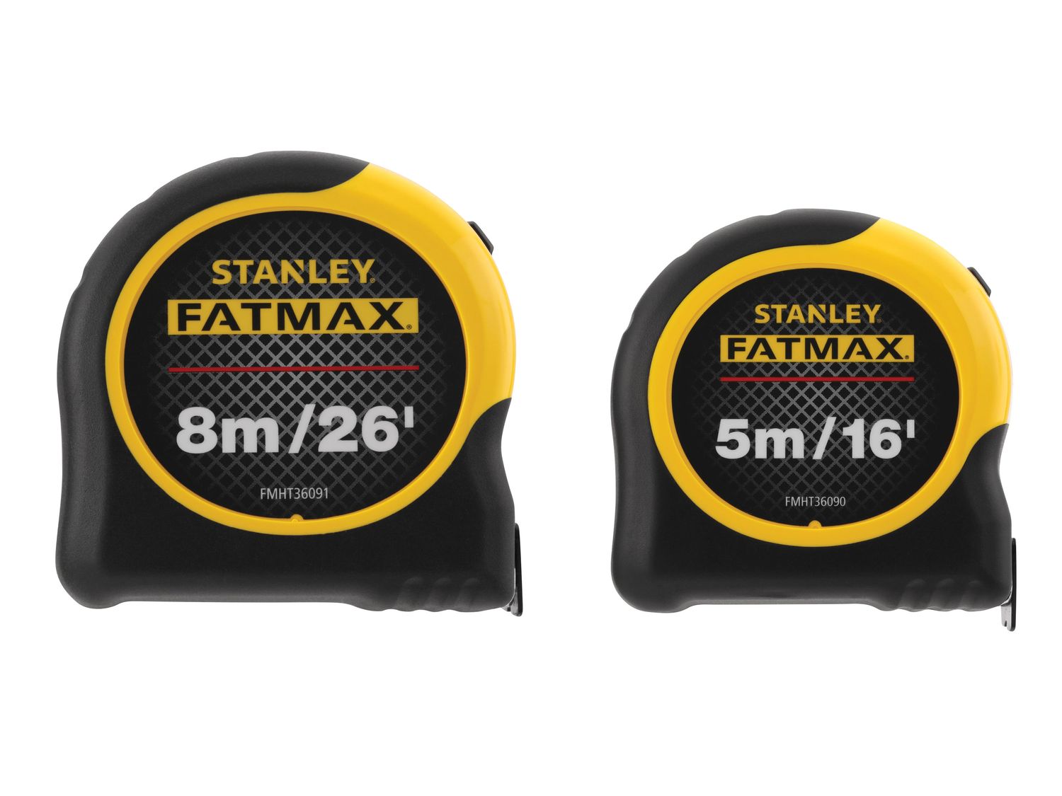 STANLEY STA081745 FatMax Classic Tape Twin Pack 5m/16ft + 8m/26ft (Width 32mm)