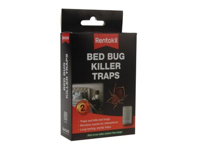 Rentokil RKLBB01 BB01 Bed Bug Killer Traps (Twin Pack)