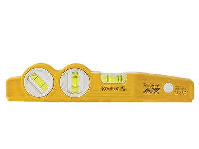Stabila STB81SVW45 81 SV REM W45 Rare Earth Magnetic Torpedo Level 25cm Fixed