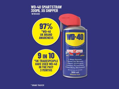 WD-40 W/D44410 WD‑40 Multi-Use Smart Straw 300ml x 6