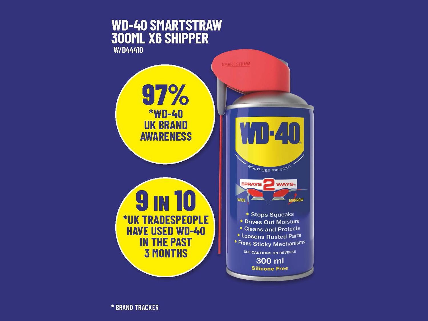 WD-40 W/D44410 WD‑40 Multi-Use Smart Straw 300ml x 6