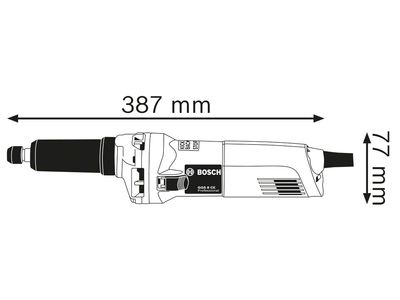 Bosch BSH601222170 GGS 8 CE Straight Grinder 750W 240V