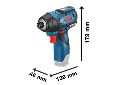 Bosch BSH6019E0002 GDR 12V-110 Professional 1/4in Impact Driver 12V Bare Unit