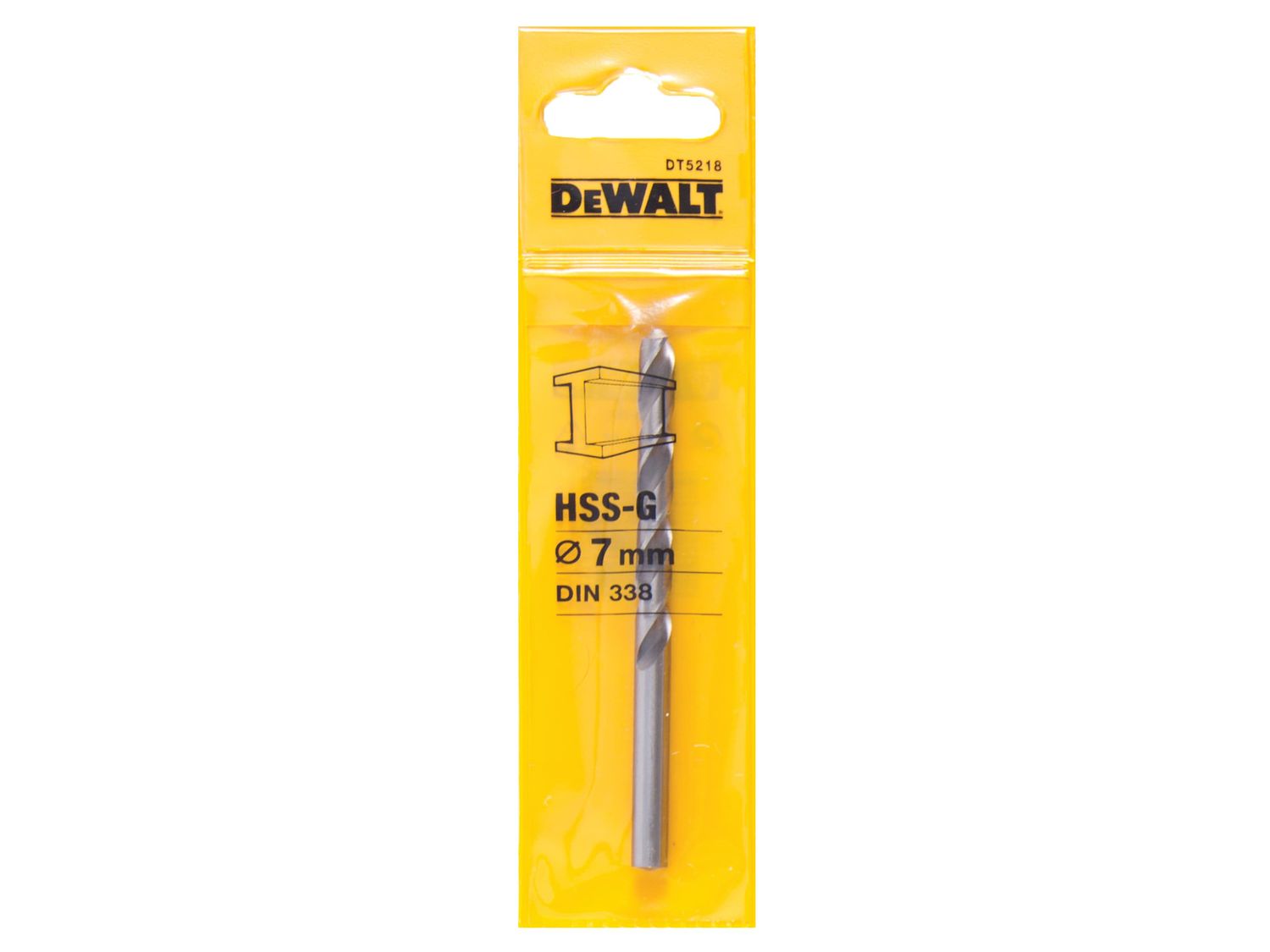 DEWALT DEWDT5218QZ HSS-G Jobber Drill Bit 7.0mm OL:109mm WL:69mm