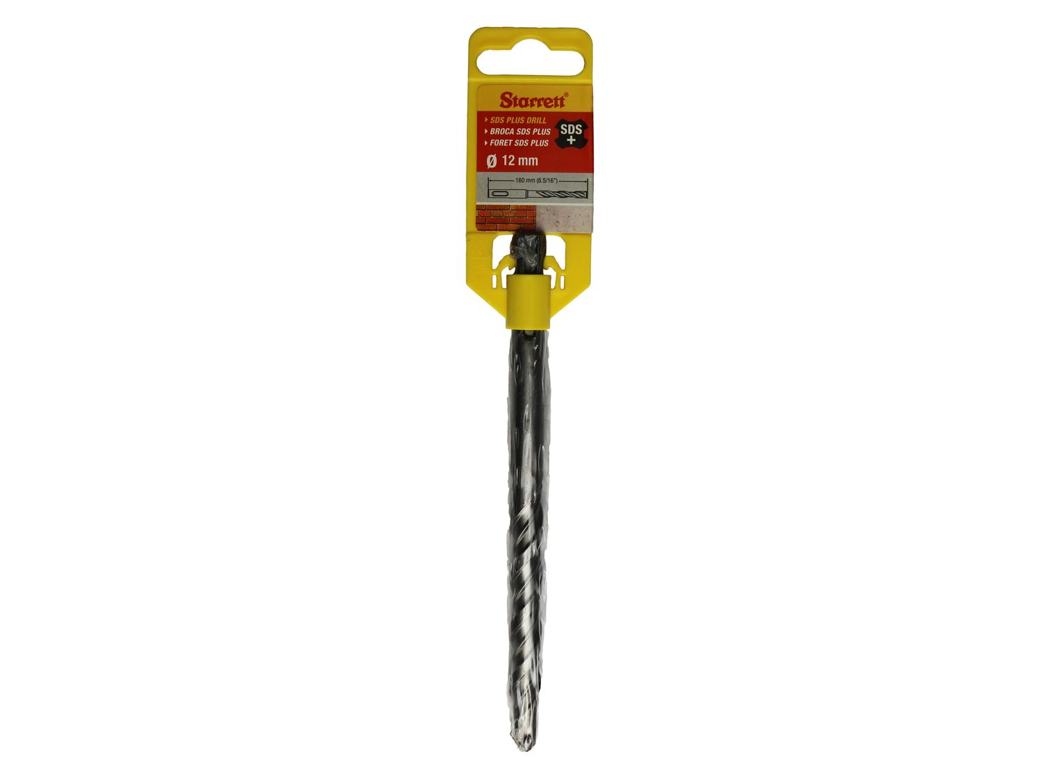Starrett STRKBPS12B SDS Plus 2 Point Drill Bit 12 x 160mm