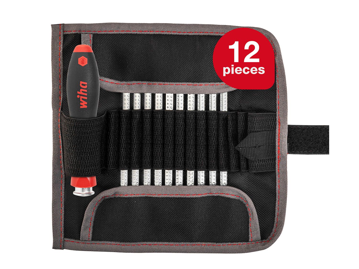 Wiha WHA03591 SYSTEM 6 SoftFinish Interchangeable Screwdriver Set, 12 Piece