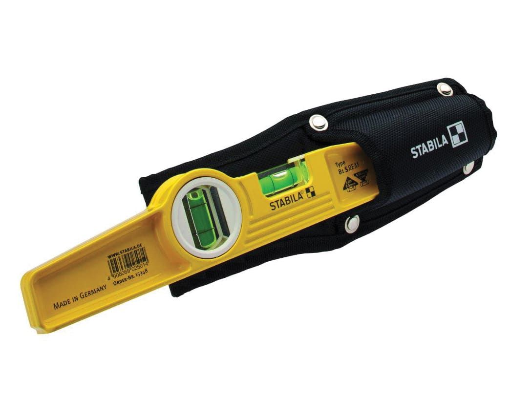 Stabila STB81S10HL 81S-10HL Torpedo Level 25cm &amp; Holster