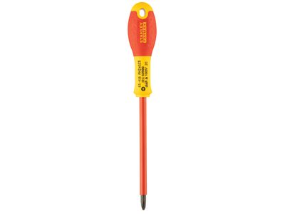STANLEY STA065416 FatMax VDE Insulated Screwdriver Phillips Tip PH2 x 125mm