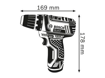 Bosch BSH601868101 GSR 12V-15 Professional Drill Driver 12V Bare Unit