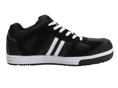 STANLEY Clothing STCCODY10 Cody Safety Trainers Black/White Stripe UK 10 EUR 44