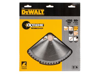 DEWALT DEWDT4351QZ Series 60 Circular Saw Blade 250 x 30mm x 60T