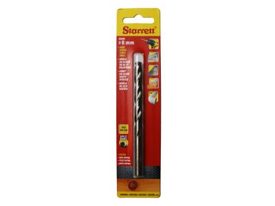 Starrett STRKBAR080 HSS Split Point Drill Bit 8.0 x 117mm