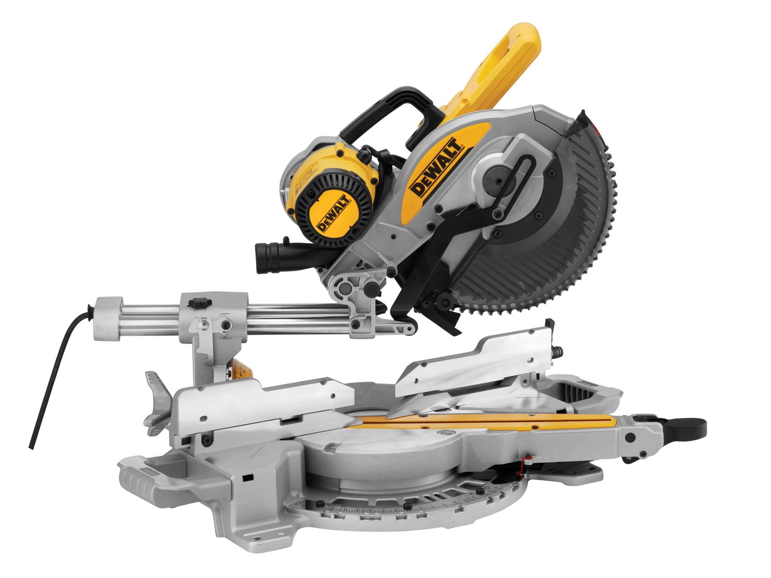 DEWALT DEWDWS727L DWS727 XPS Double Bevel Slide Mitre Saw 250mm 1675W 110V