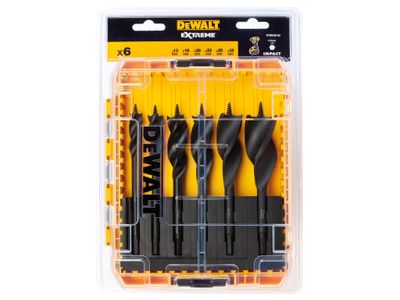 DEWALT DEWDT90238QZ DT90238 Extreme Tri-Flute Spade Bit Set, 6 Piece