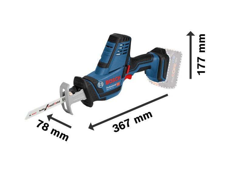 Bosch BSH6016A5001 GSA 18V-LI C Professional Reciprocating Saw 18V Bare Unit