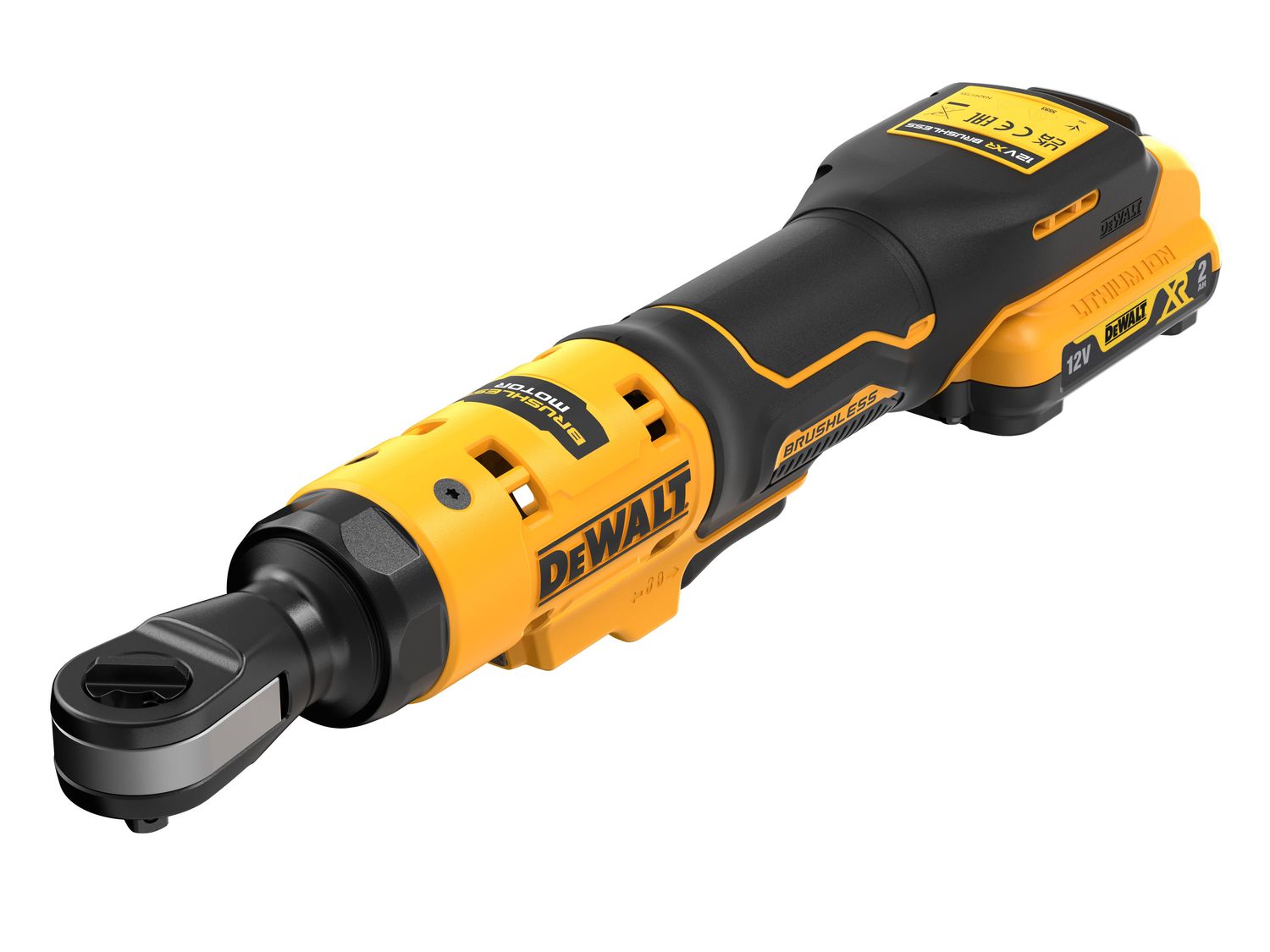 DEWALT DEWDCF503D1 DCF503D1 XR 3/8in Open Head Ratchet 12V 1 x 2.0Ah Li-ion