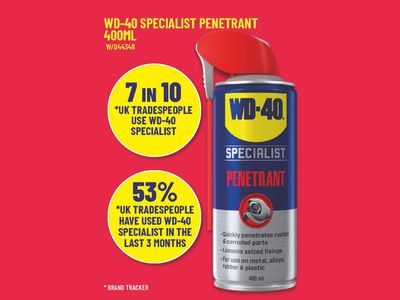 WD-40 W/D44348 WD-40 Specialist Penetrant Spray 400ml