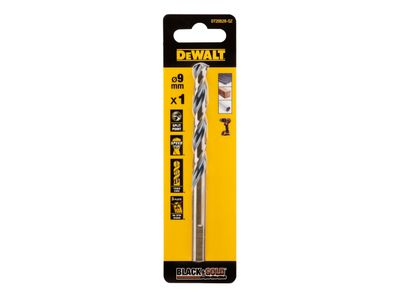 DEWALT DEWDT20528QZ BLACK&amp;GOLD HSS Drill Bit 9.0mm