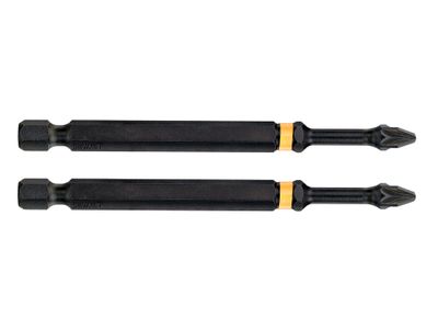 DEWALT DEWDT70566QZ Extreme Impact Torsion Bits PZ2 x 85mm (Pack 2)