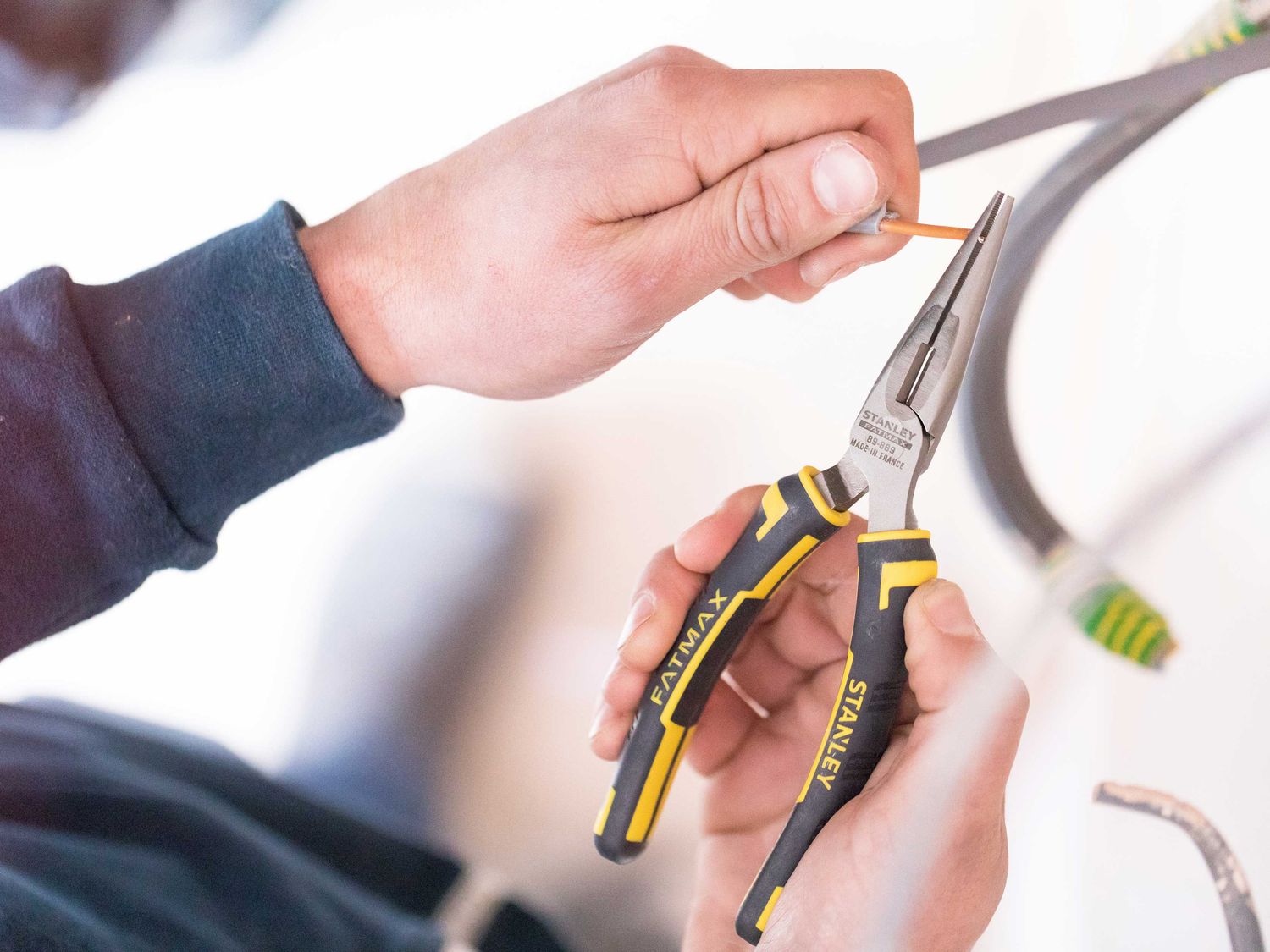 STANLEY STA089869 FatMax Long Nose Pliers 160mm (6.1/4in)