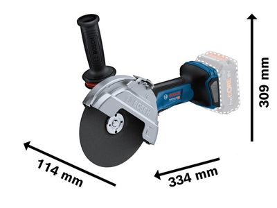 Bosch BSH6019H6L01 GWS 18V-180 PC BITURBO Angle Grinder 180mm 18V Bare Unit