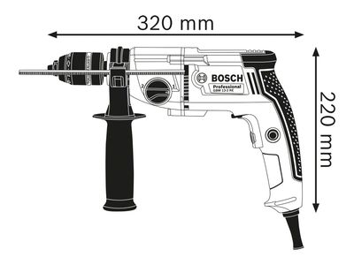 Bosch BSH6011B2060 GBM 13-2 RE Professional Rotary Drill 750W 110V