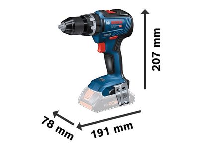 Bosch BSH6019H5302 GSB 18V-55 Professional Combi Drill 18V Bare Unit