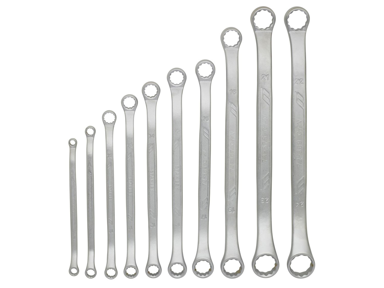 STANLEY STA174177 Double Ring Spanner Module 10 Piece