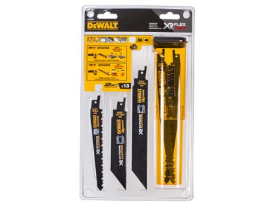 DEWALT DEWDT99550QZ DT99550 XR Reciprocating Saw Blade Set, 13 Piece