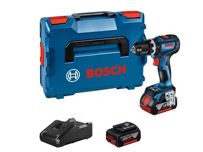 Bosch BSH6019K6171 GSB 18V-90 C Professional Combi Drill 18V 2 x 4.0Ah Li-ion