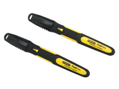 STANLEY STA047312 Fine Tip Marker Black (Pack 2)