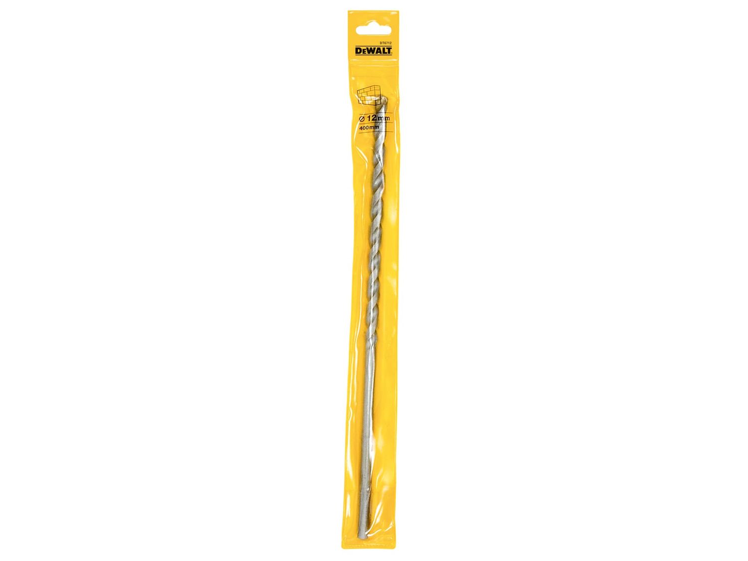 DEWALT DEWDT6712QZ Masonry Drill Bit 12.0mm OL:400mm WL:230mm