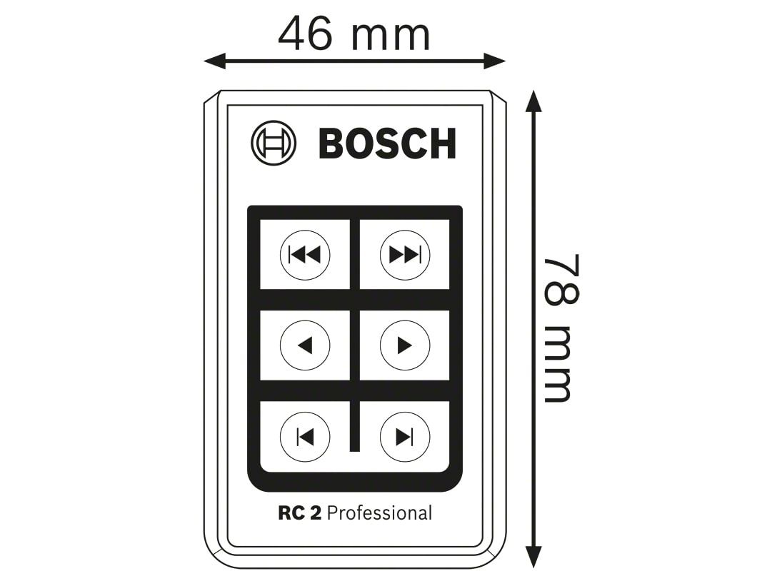 Bosch BSH601069C00 RC 2 Professional Remote